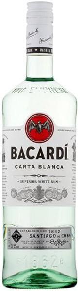BACARDI Carta Blanca rum 37,5% 0,7l