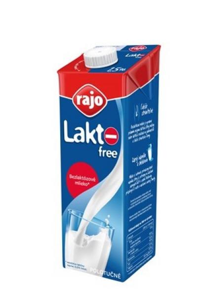 Rajo Laktofree Mlieko bez laktózy UHT 1,5% chlad. 1x1 l