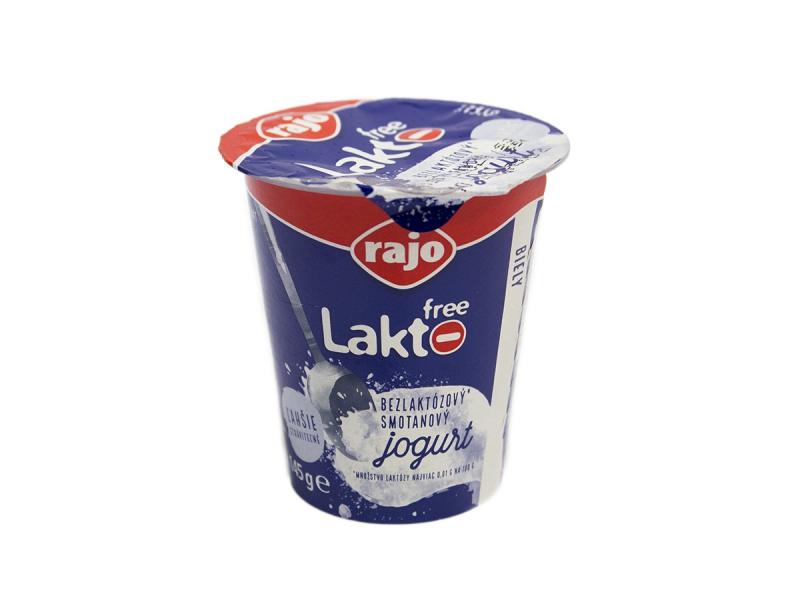 Rajo Laktofree Jogurt smotanový bezlaktózový biely chlad. 1x145 g