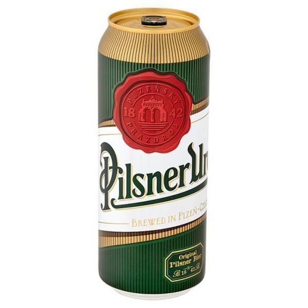 Pilsner Urquell Pivo svetlý ležiak 500ml plechovka 12%