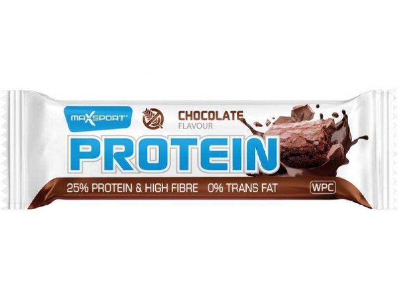 MaxSport Proteínová tyčinka čokoláda 60g